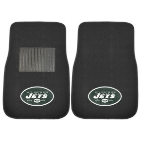 NFL - New York Jets 2-piece Embroidered Car Mats 18"x27"