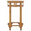 Bar Table √ò 23.6" Solid Wood Teak