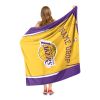 [Personalization Only] OFFICIAL NBA Jersey Personalized Silk Touch Throw Blanket - Lakers