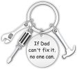 Father's Day Gifts Dad Keychain From Son Daughter Children Dad Gifts Keychain for Stepdad Christmas Birthday Gifts for Men