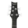 [Do Not Sell on Amazon]Glarry GIB Electric 5 String Bass Guitar Full Size Bag Strap Pick Connector Wrench Tool Earth Brown