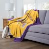 [Personalization Only] OFFICIAL NBA Jersey Personalized Silk Touch Throw Blanket - Lakers