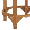 Bar Table √ò 23.6" Solid Wood Teak