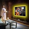 TV LED Backlight Strip 6.56ft Waterproof RGB Strip Light USB Monitor Lighting Kit w/ Remote Controller