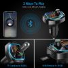 NEW FM Transmitter Bluetooth 5.0 Wireless Car 3USB Charger Handsfree Mp3 Player