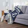 [Personalization Only] OFFICIAL NHL Colorblock Personalized Silk Touch Sherpa Throw Blanket - Tampa Bay Lightning