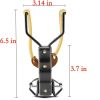 Compact Folding Slingshot Wrist Rocket Catapult For Hunting Outdoor Sport Games