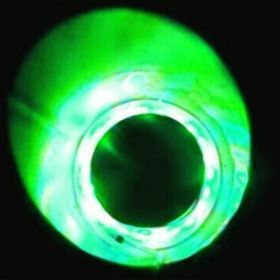 Motorcycle modified exhaust lamp (Color: Green)