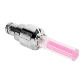 Automobile Tire Lights Valve Valve Lights Wheel Lights (Option: 4pcs pink)