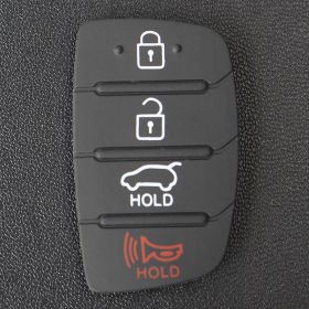 3-key 4-key Car Key Button Leather Case (Option: Hyundai 3 1 Key SUV)