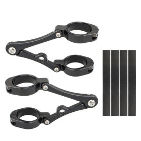 Motorcycle modified headlight bracket (Option: All black)