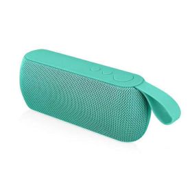 Q106 Bluetooth speaker phone wireless card subwoofer (Color: Green)