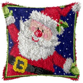 Diy Handmade Christmas Cushion Wool Embroidered Pillow Material Package (Option: BZ747-English Color Printing)