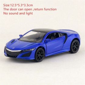 Acura NSX Alloy Sports Car (Color: 1 36 blue)