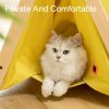 Mewoofun Pet Portable Folding Tent Cat Hammock House Easy Assembly for Dog Cat