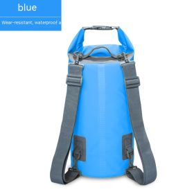 Waterproof Bag PVC Waterproof Bag Swimming Beach Drifting Camouflage Backpack (Option: Sky Blue-10L)