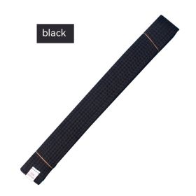 Simple Solid Color Taekwondo Belt Ribbon (Option: Black-260cm)